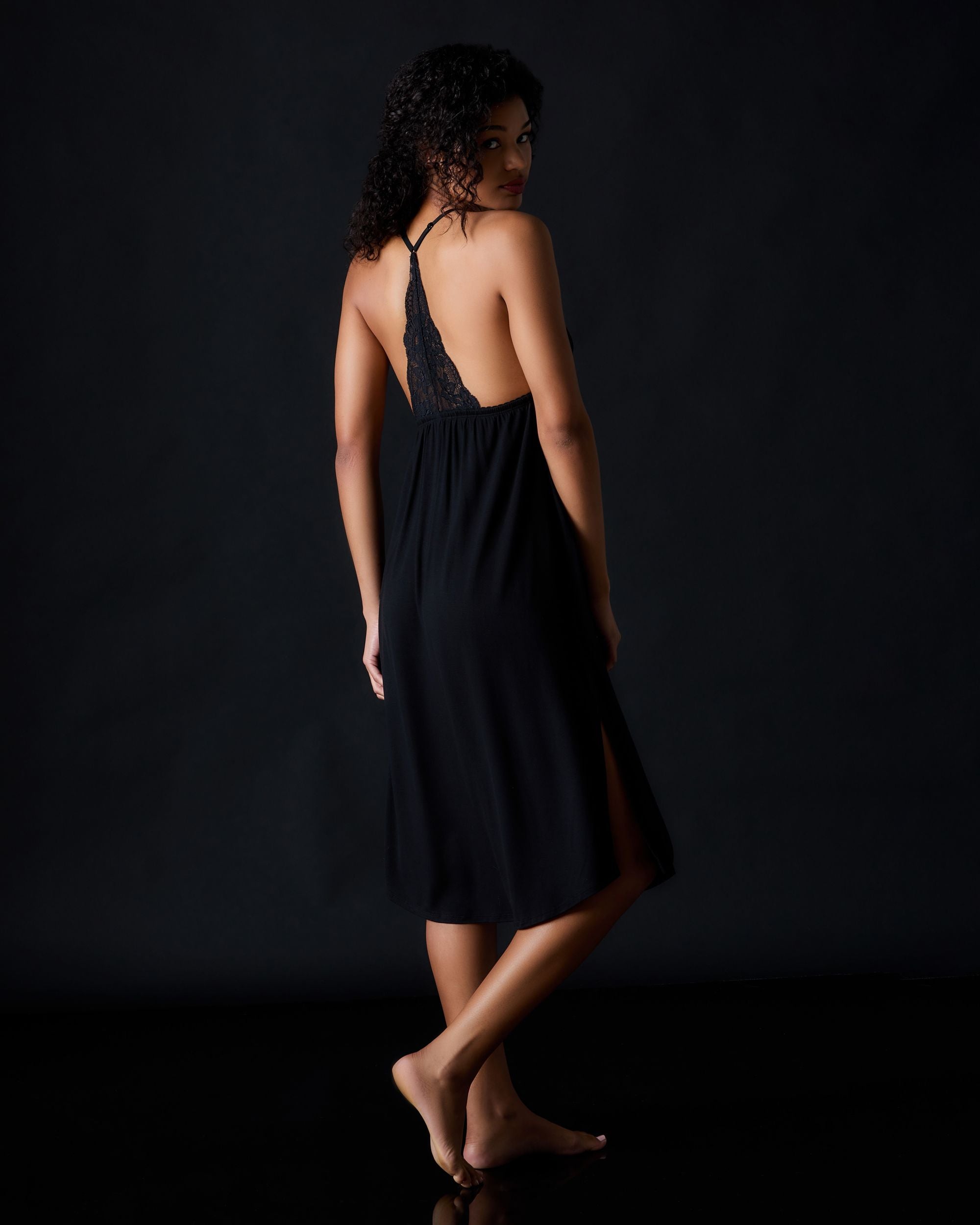 Journelle Emma Long Chemise in black