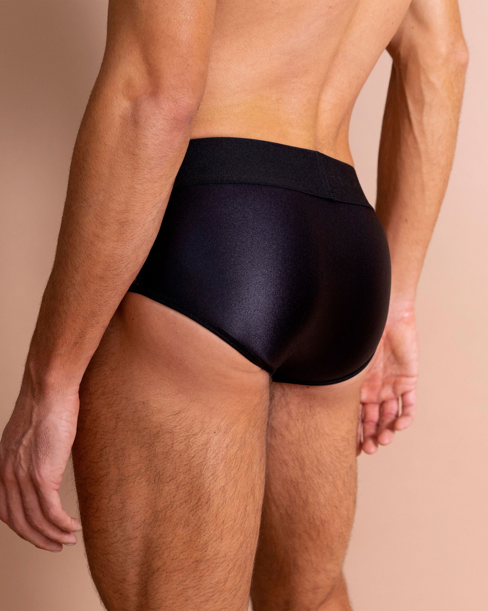 Menagerie Core Lace Hip Brief in black