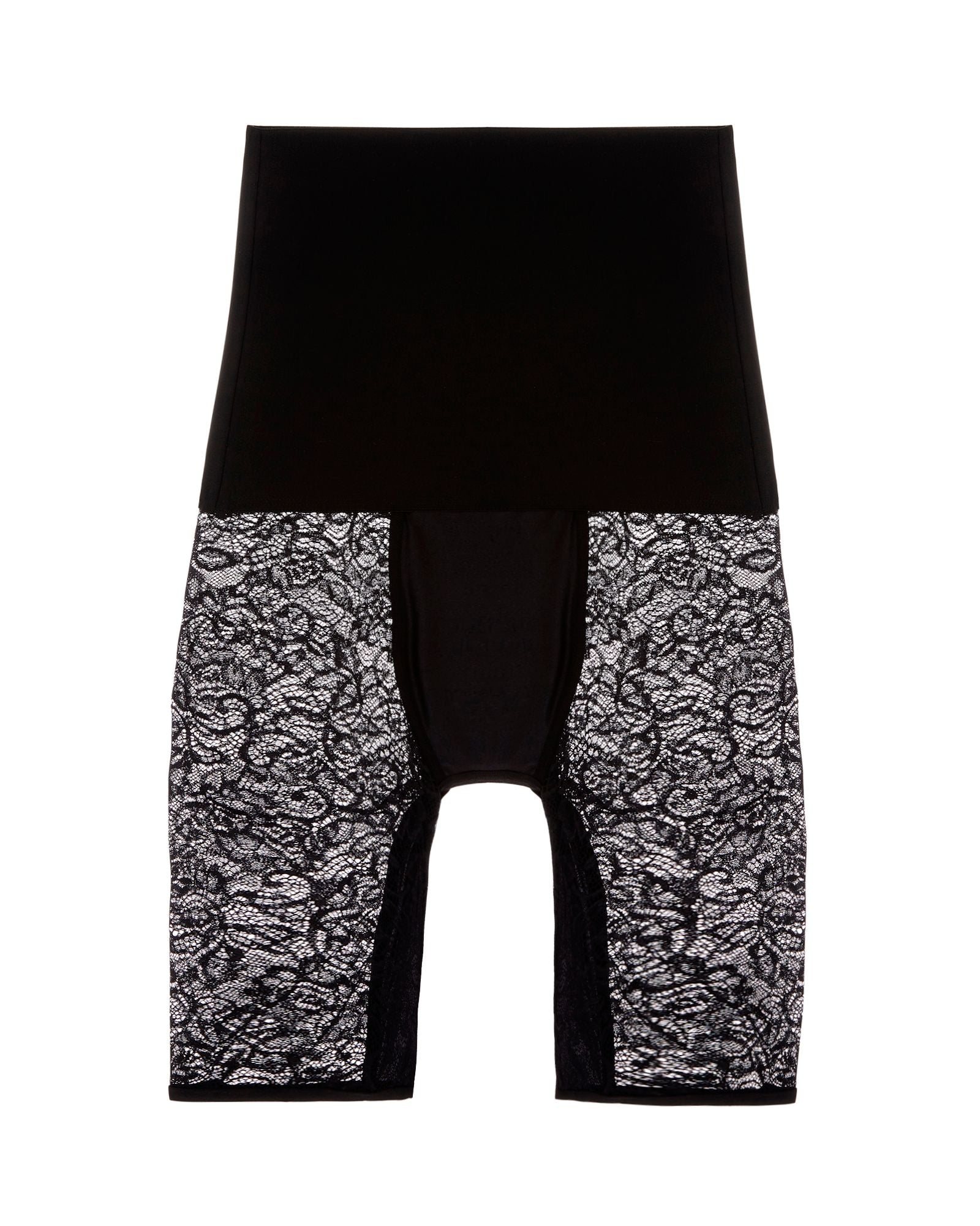 Menagerie Core Lace High Waist Midway Brief in black