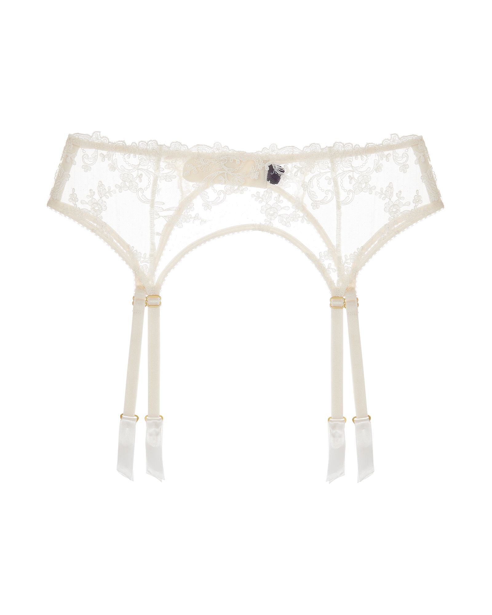Journelle Cristiana Suspender Belt in white