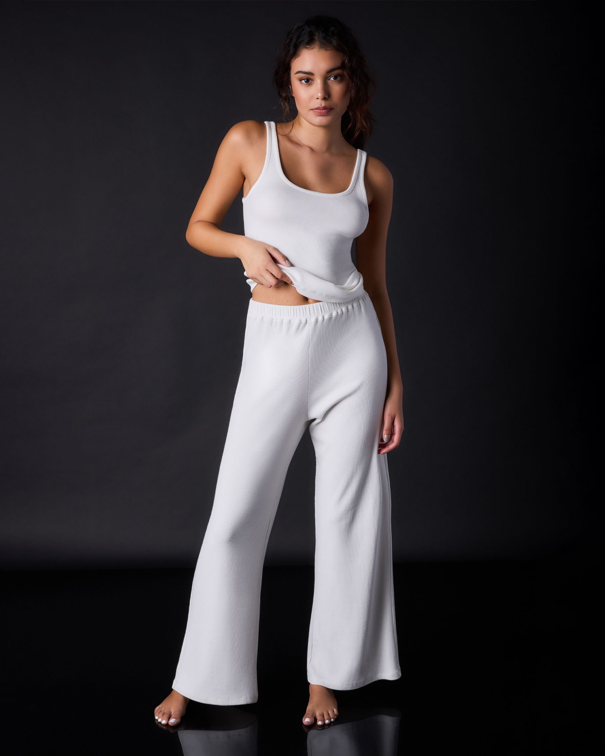 Journelle Kaia Tank in white