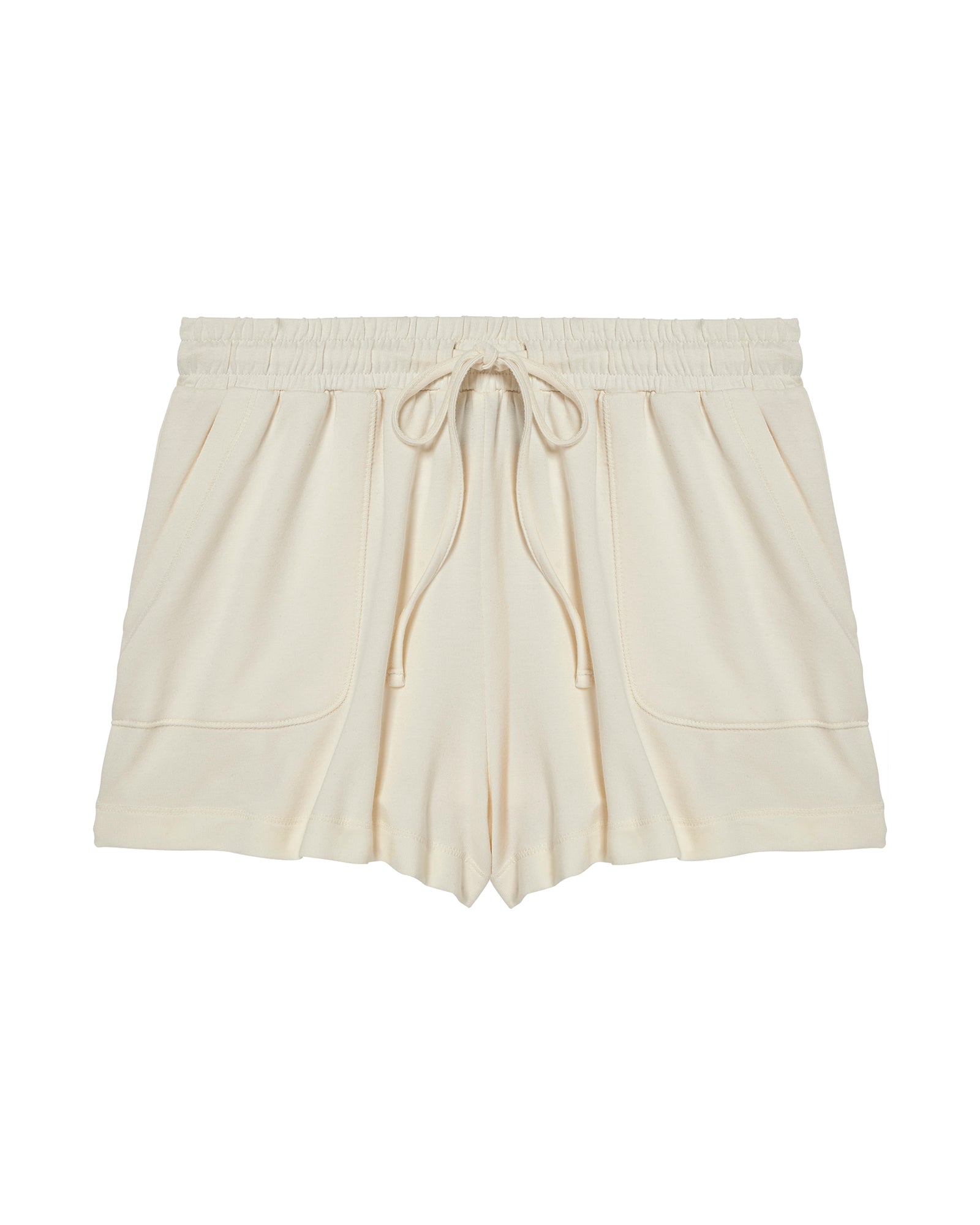 Journelle Portia Boxy Lounge Short in white