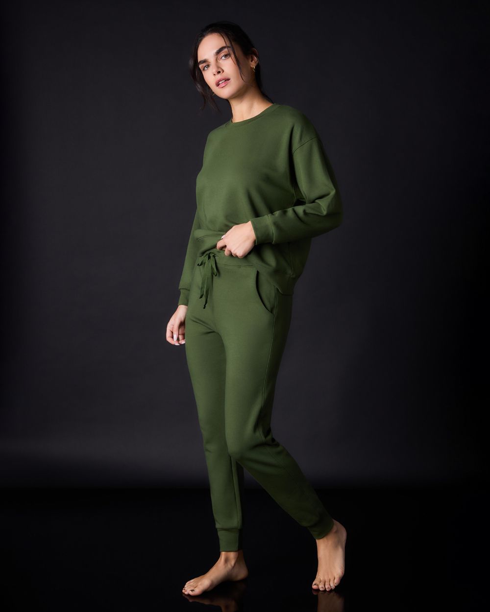 Journelle Sienna Jogger in green