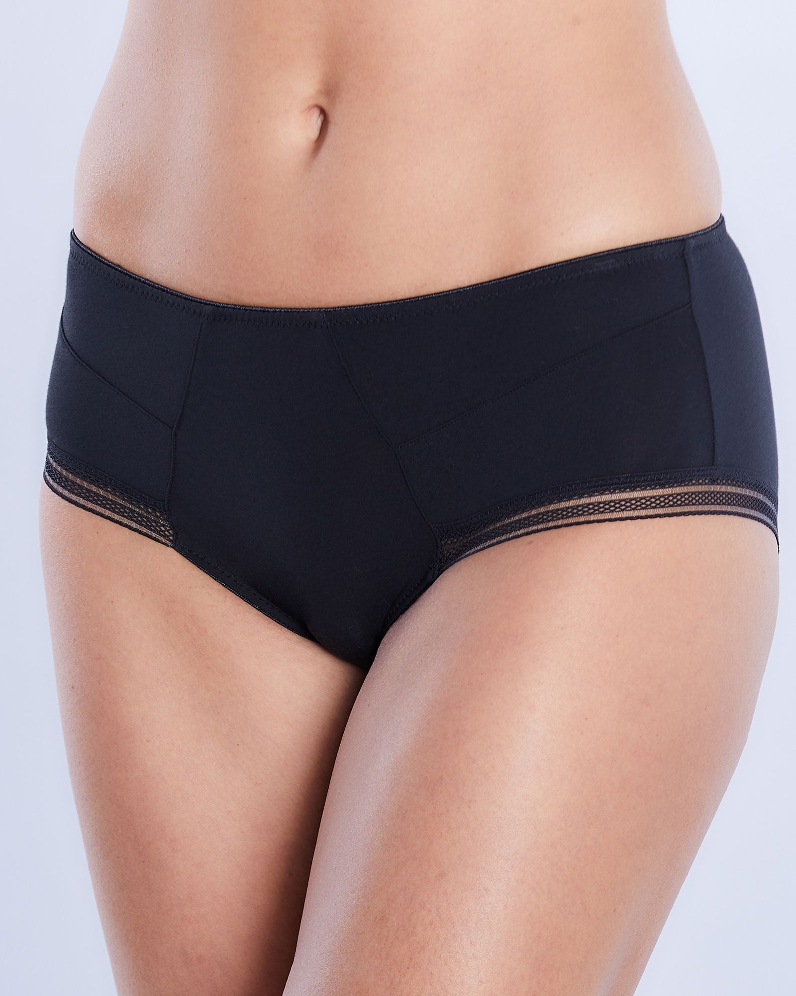 Samantha Chang Jet Set Supima Cotton Hipster in black