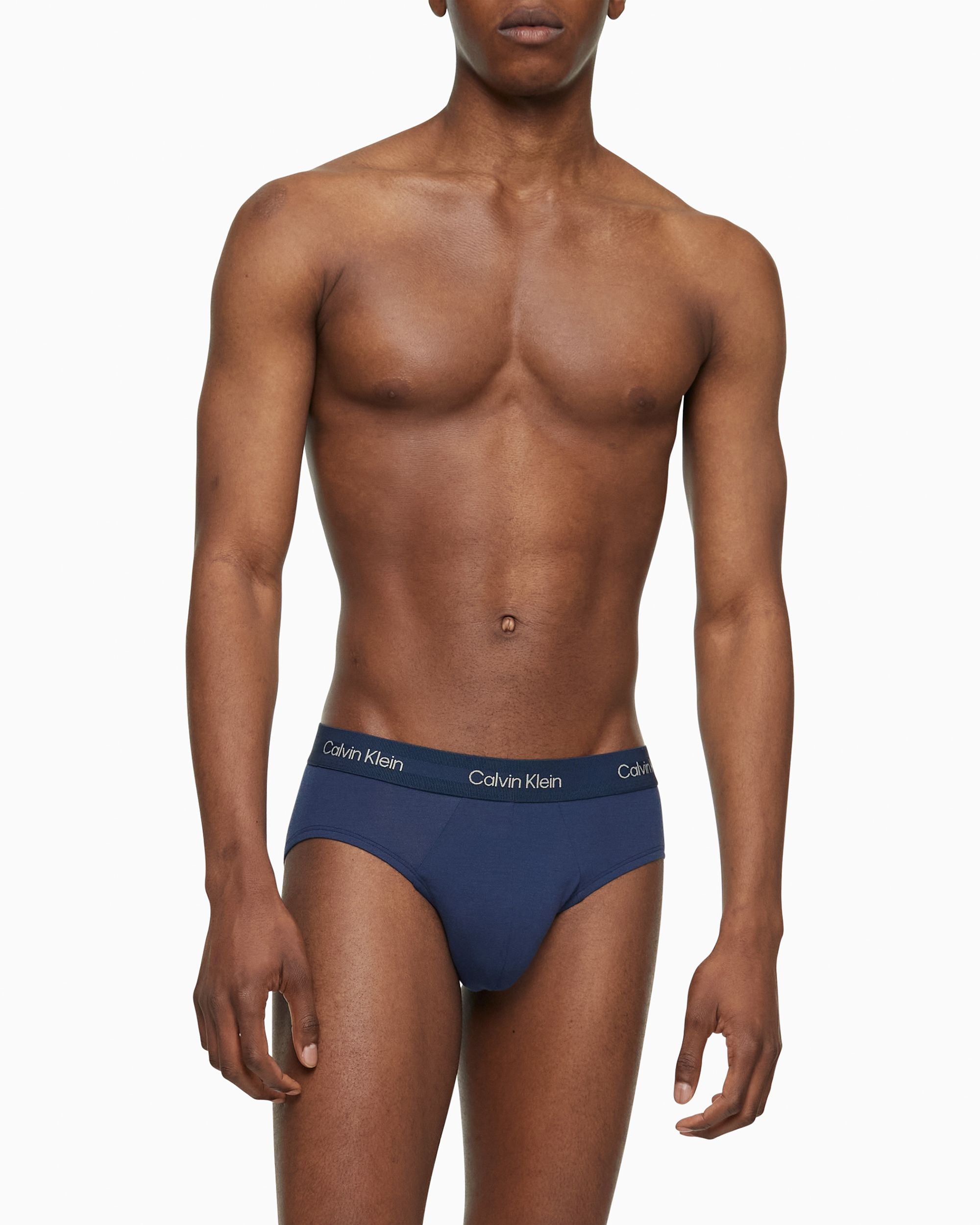 Calvin Klein Ultra Soft Modern Hip Brief in blue