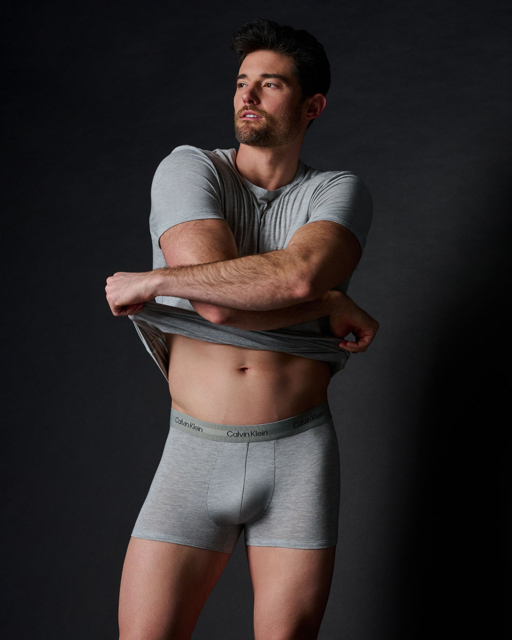 Calvin Klein Ultra Soft Modern Trunk in gray