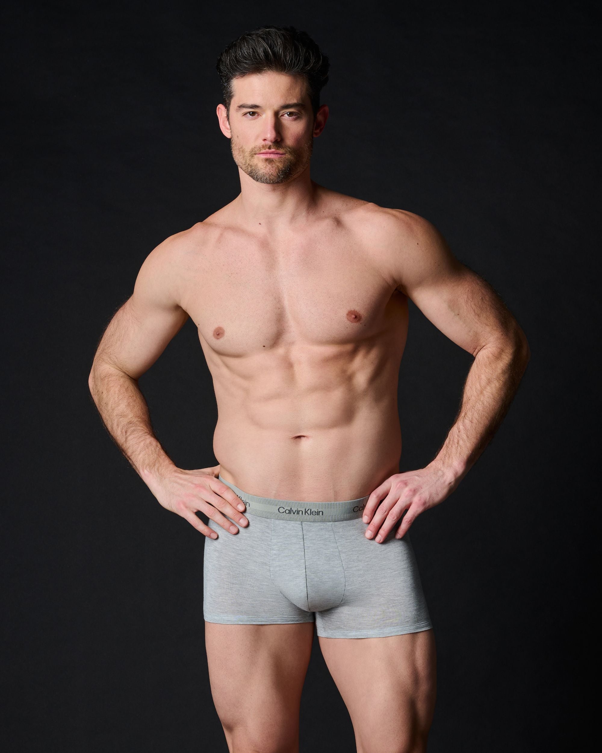 Calvin Klein Ultra Soft Modern Trunk in gray