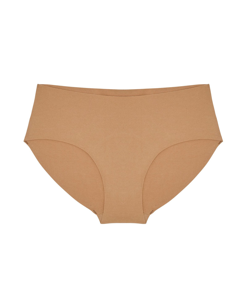 Panty Promise Organic Cotton Mid Rise Bikini in beige