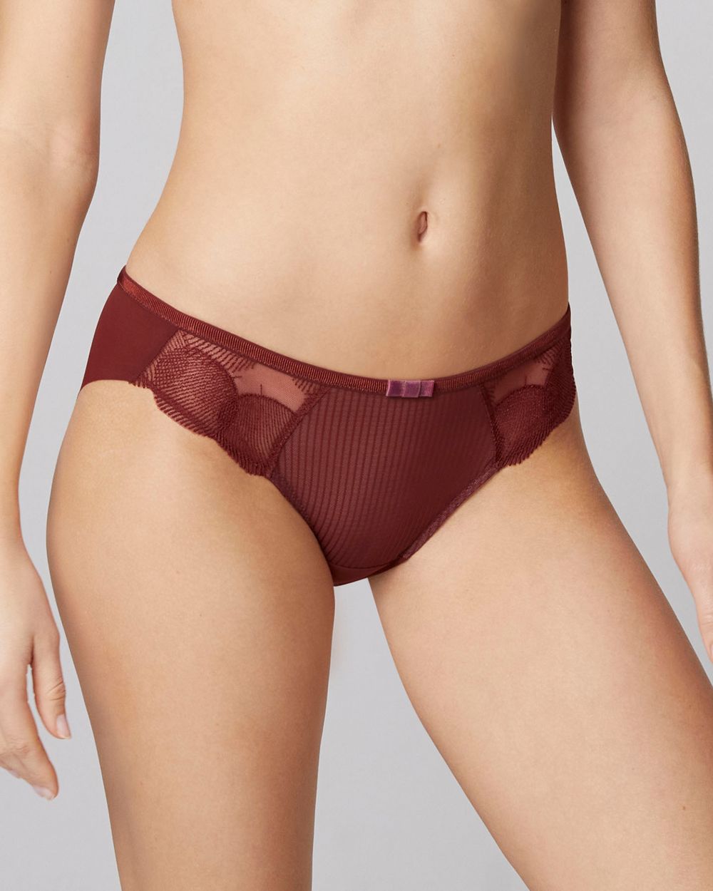 Lou Mirage Botanique Bikini Brief in red