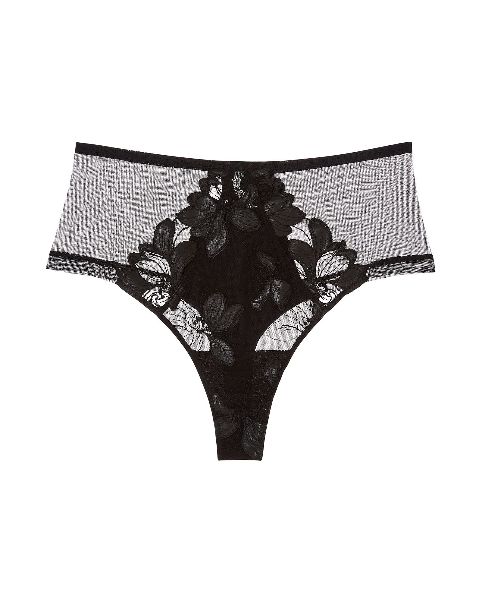 Lise Charmel Glamour Couture High Boyshort in black