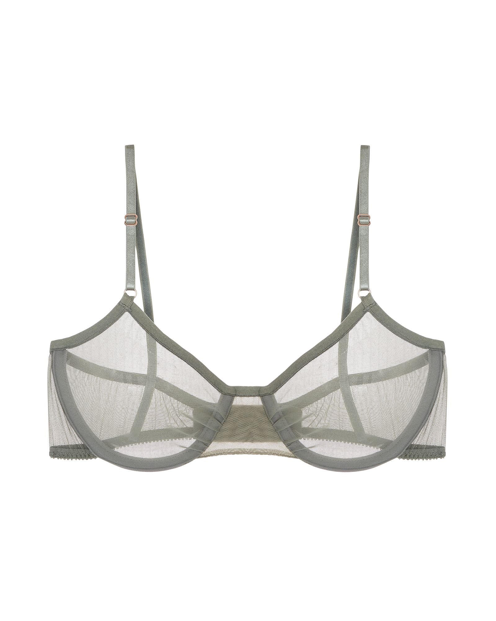 Only Hearts Whisper Underwire Bra in green