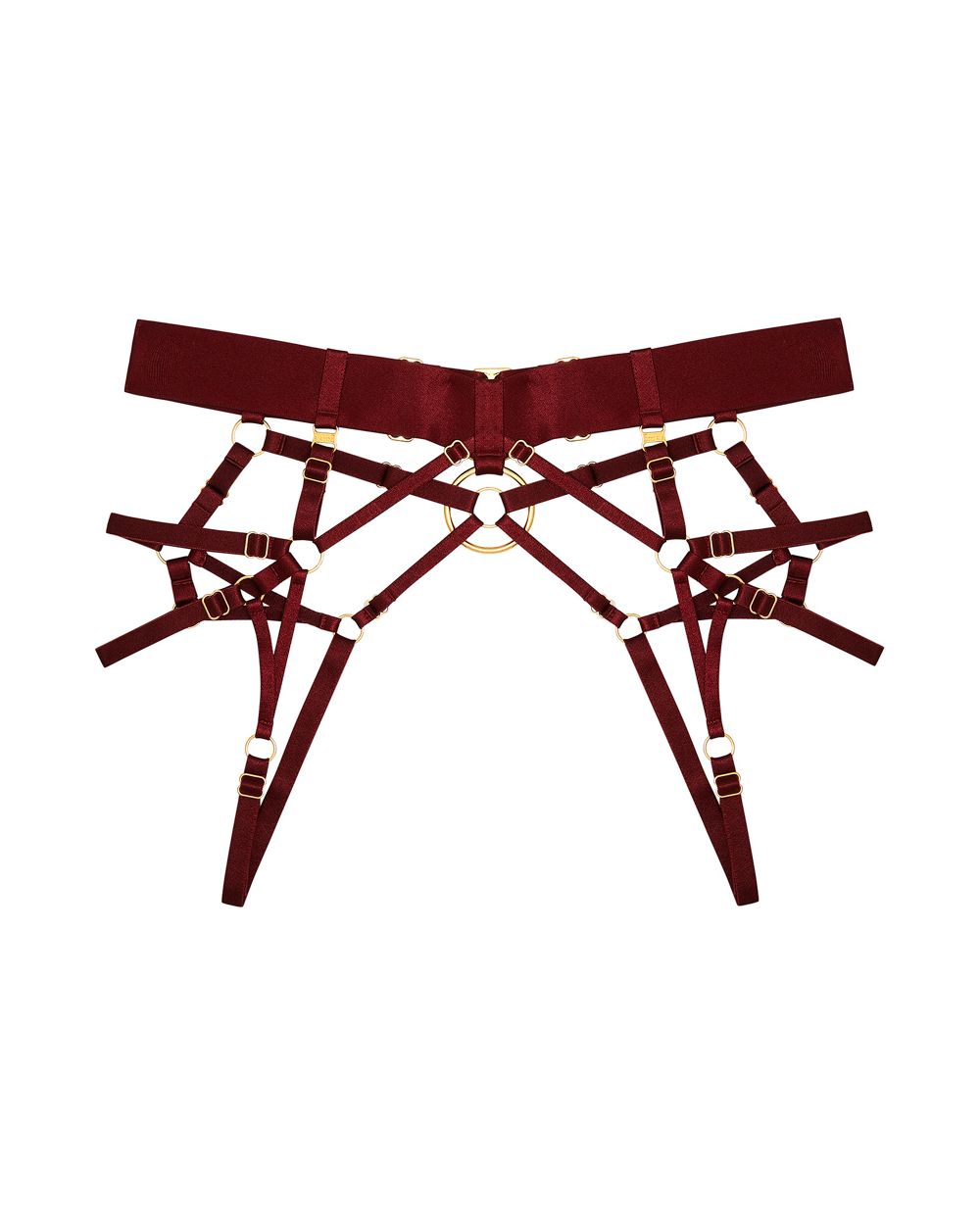 Bordelle Kora Multi-Style Harness Brief in red