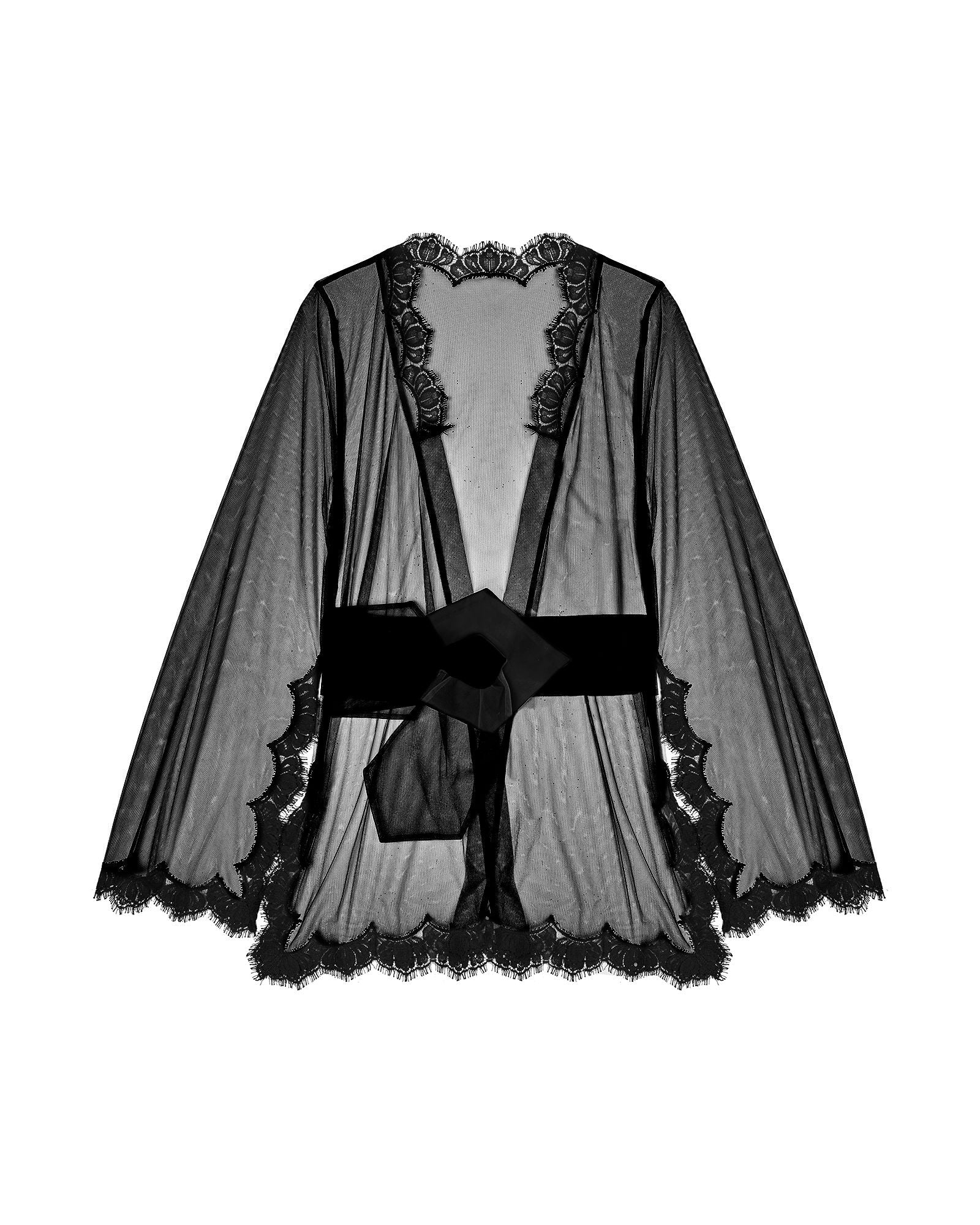 Ludique Lilitus Short Robe in black