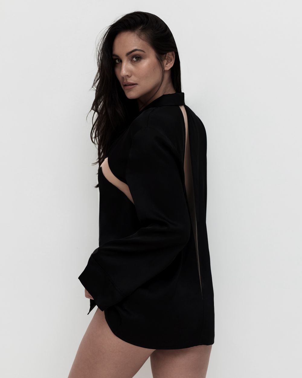 Ludique Spectre Pyjama Shirt in black