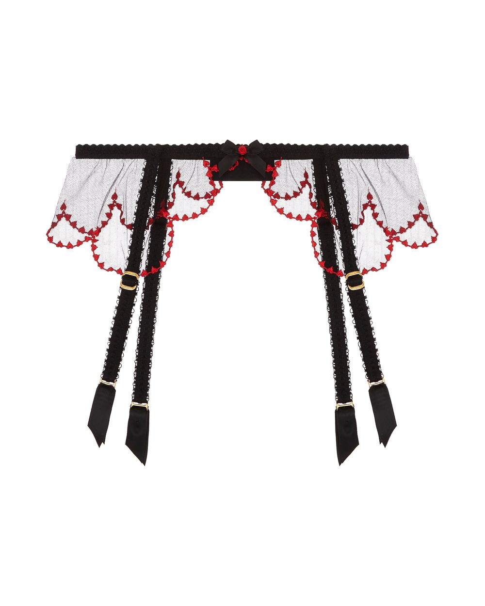 Agent Provocateur Lorna Heart Suspender in black