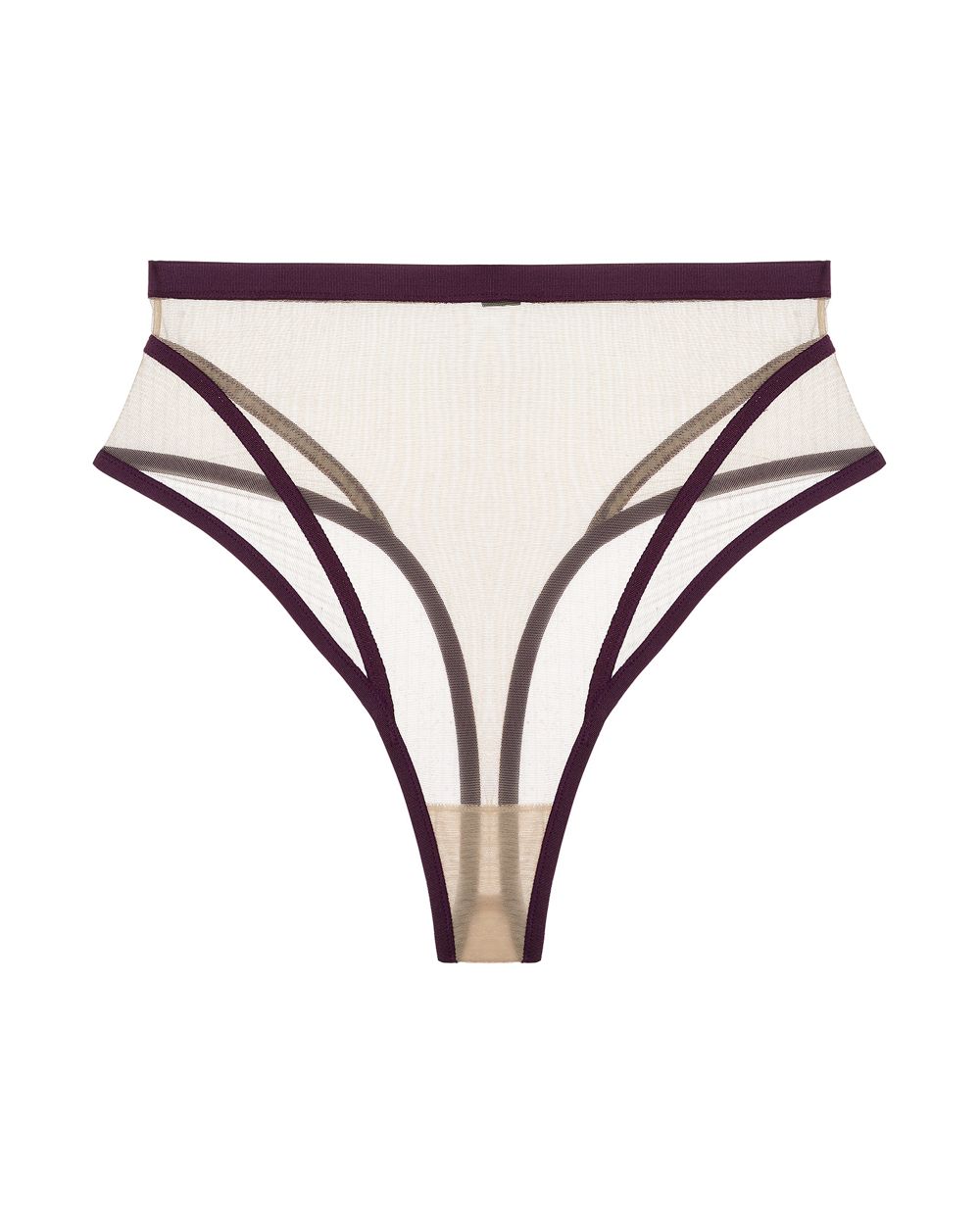 Taryn Winters x Journelle Nula Hi Waist Thong in purple