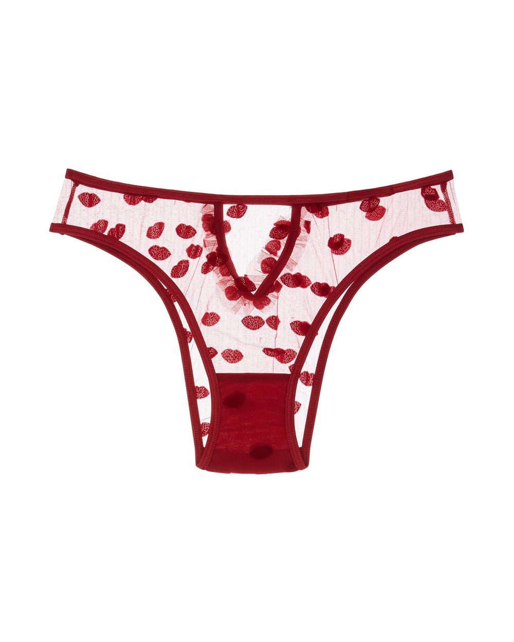 Le Petit Trou Bouche Briefs in red