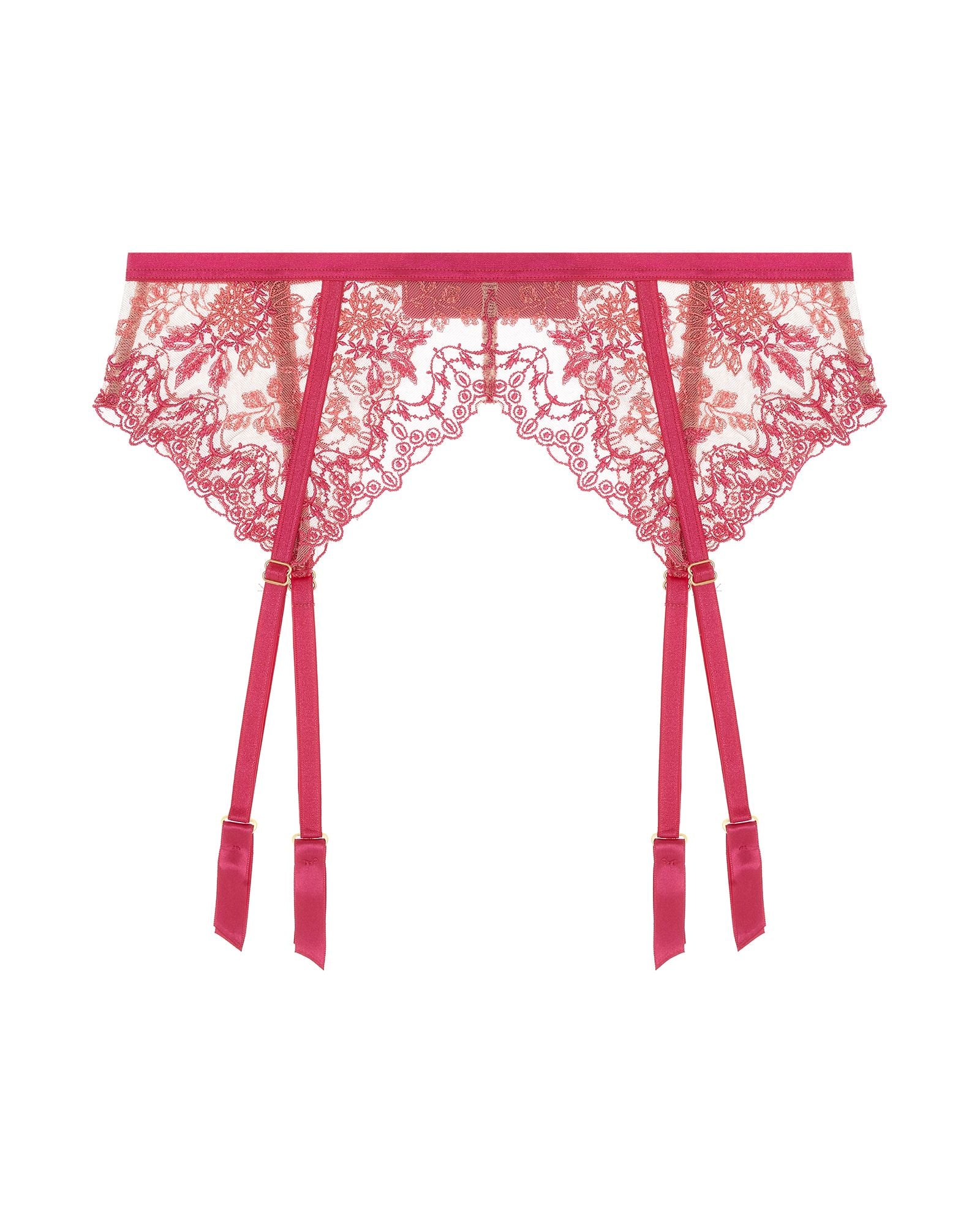 Cosabella Usha Garter Belt in pink