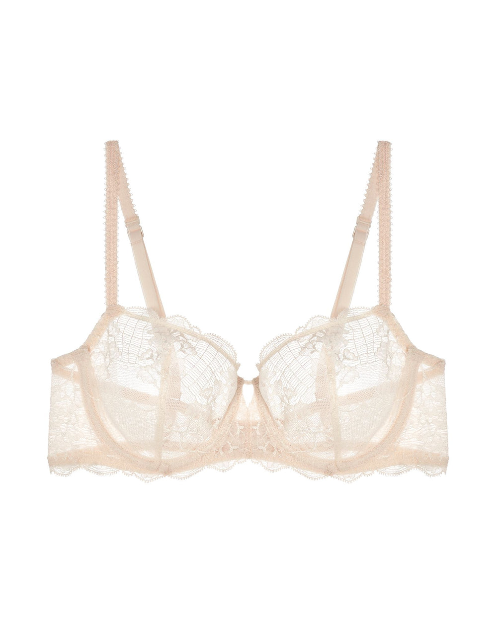 Simone Perele Reve Sheer Demi Bra in pink