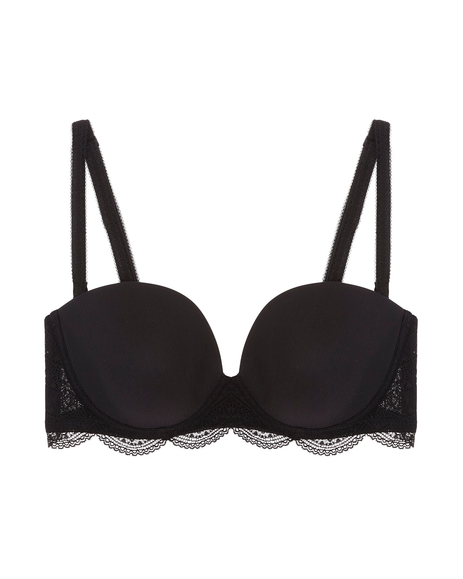 Simone Perele Karma Strapless Plunge Bra in black