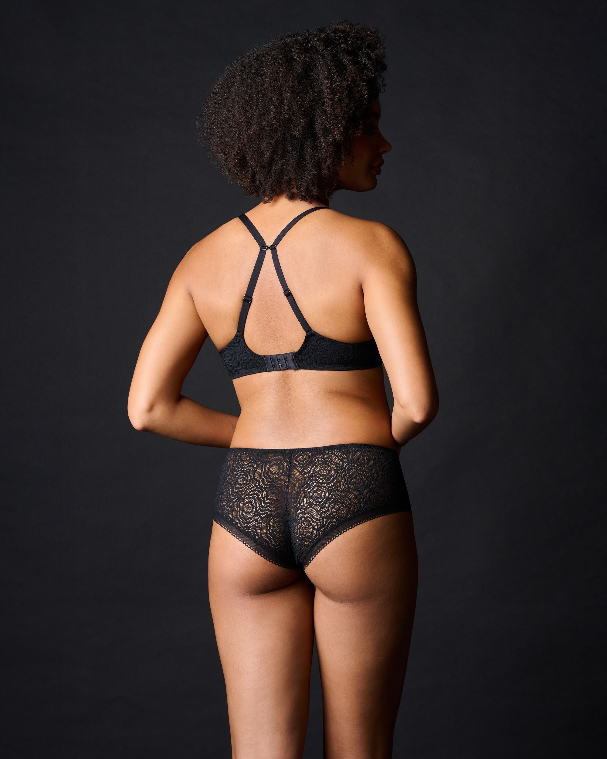 Chantelle C Jolie Memory Foam T-Shirt Bra in black