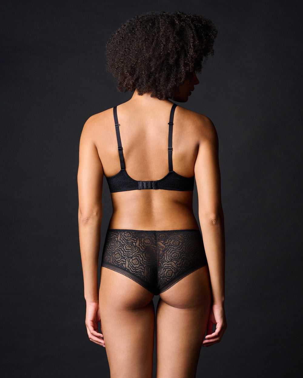 Chantelle C Jolie Memory Foam T-Shirt Bra in black