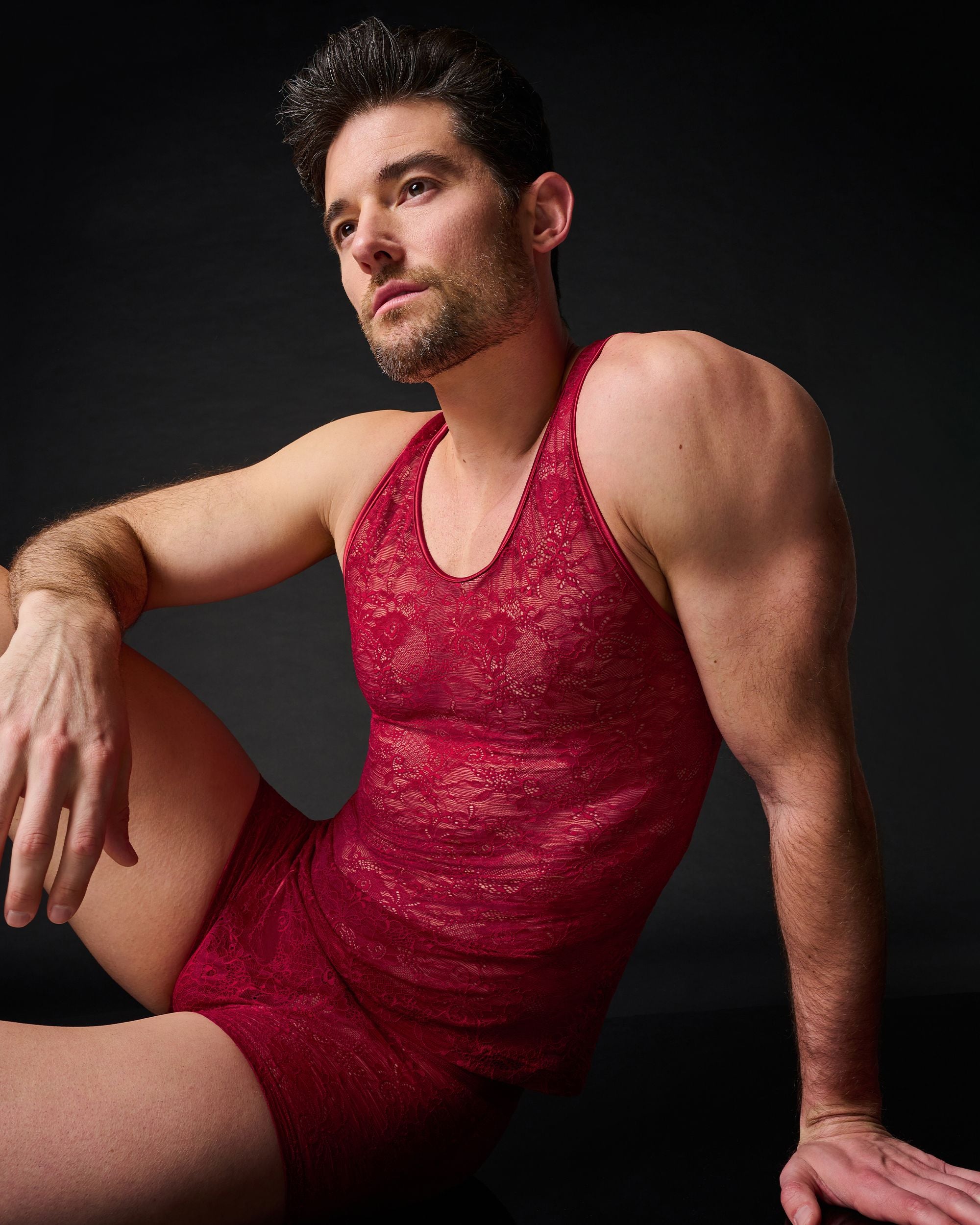 Journelle Sapna Mens Tank in red
