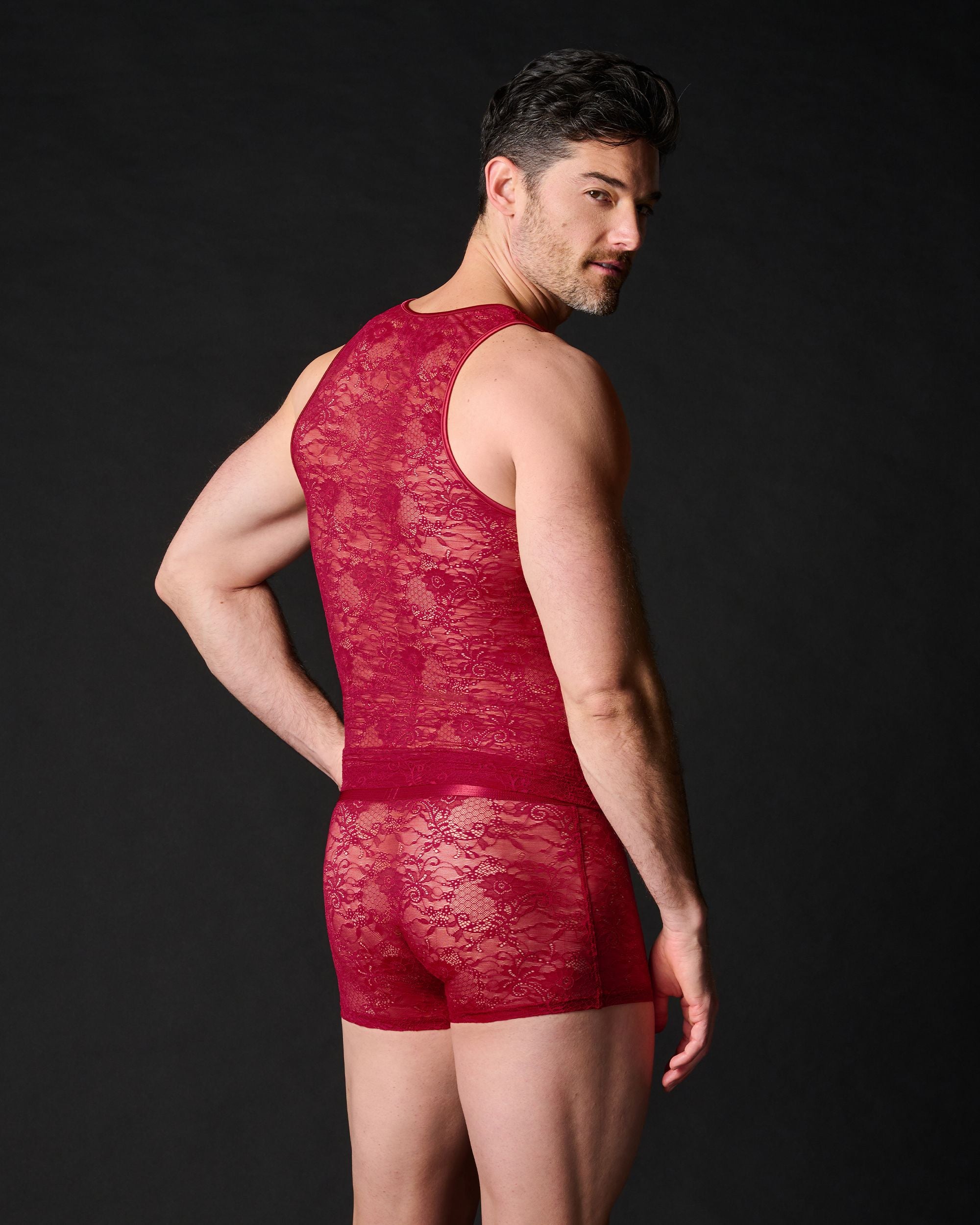 Journelle Sapna Mens Tank in red