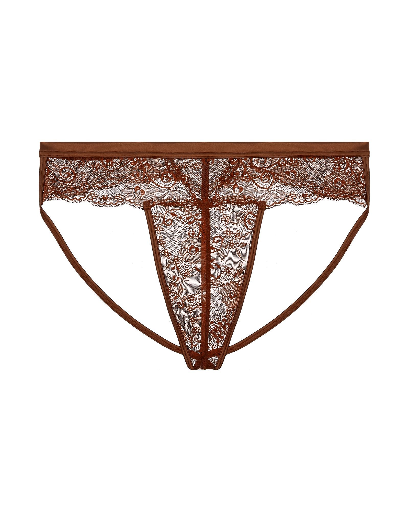 Journelle Sapna Mens Jock Strap Thong in beige