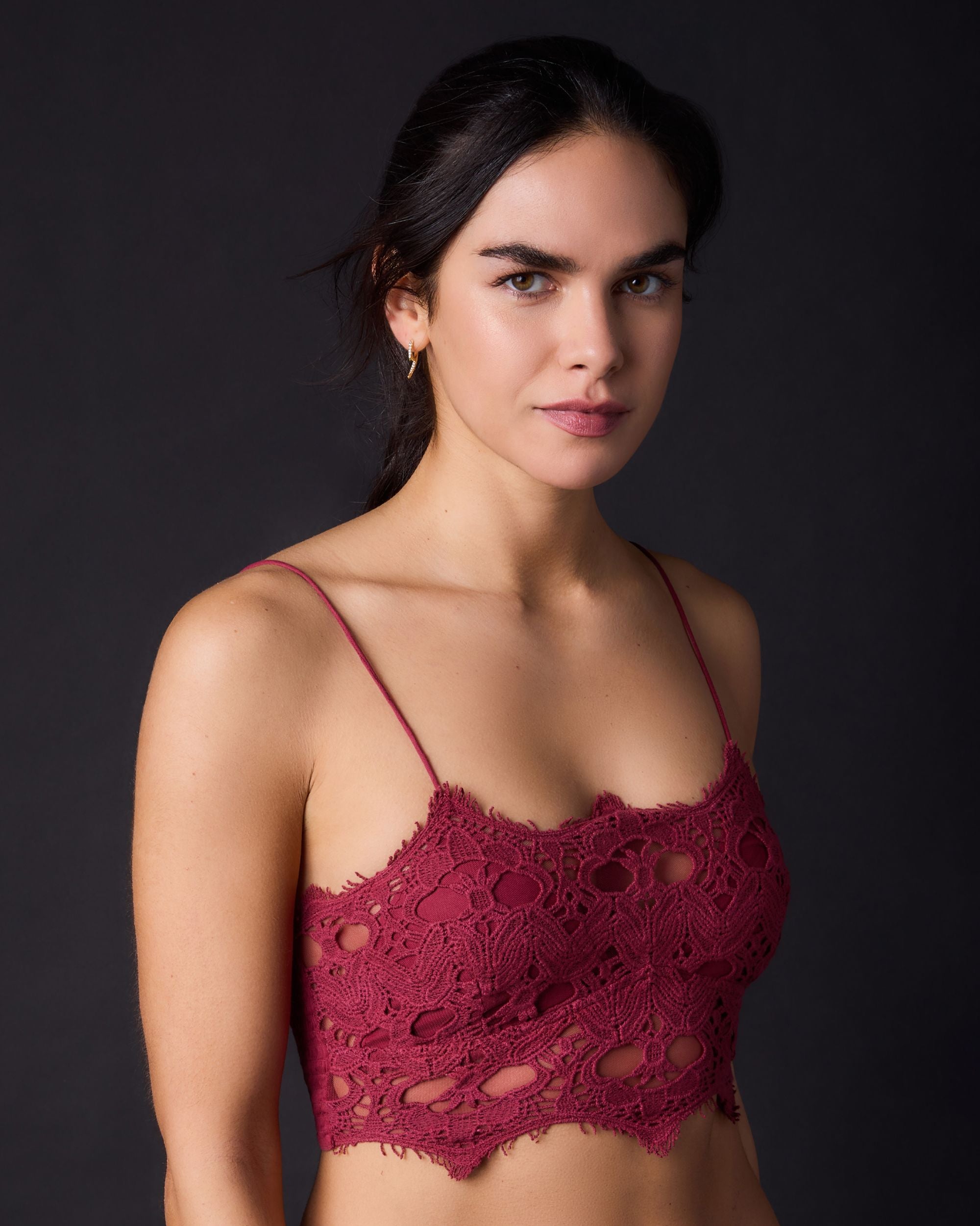 Free People Intimately FP Athena Bralette in purple