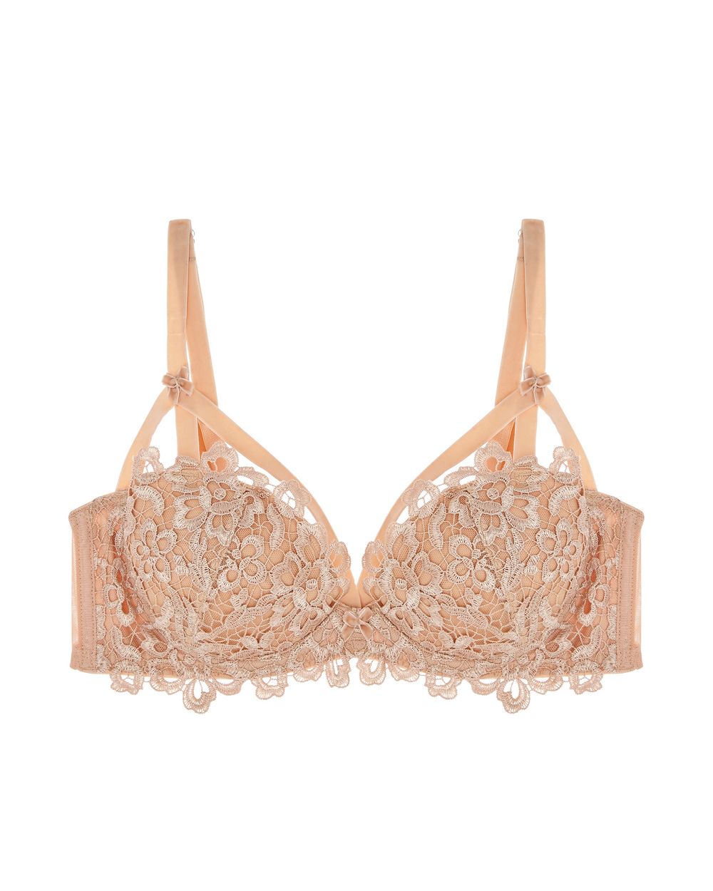 Dita Von Teese Dahlia Balconette Bra in beige
