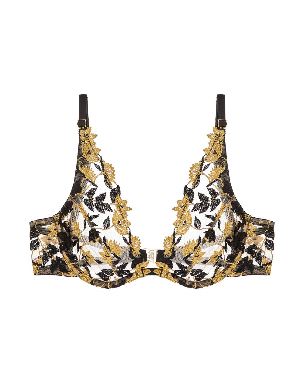 Studio Pia Soraya Plunge Bra in black