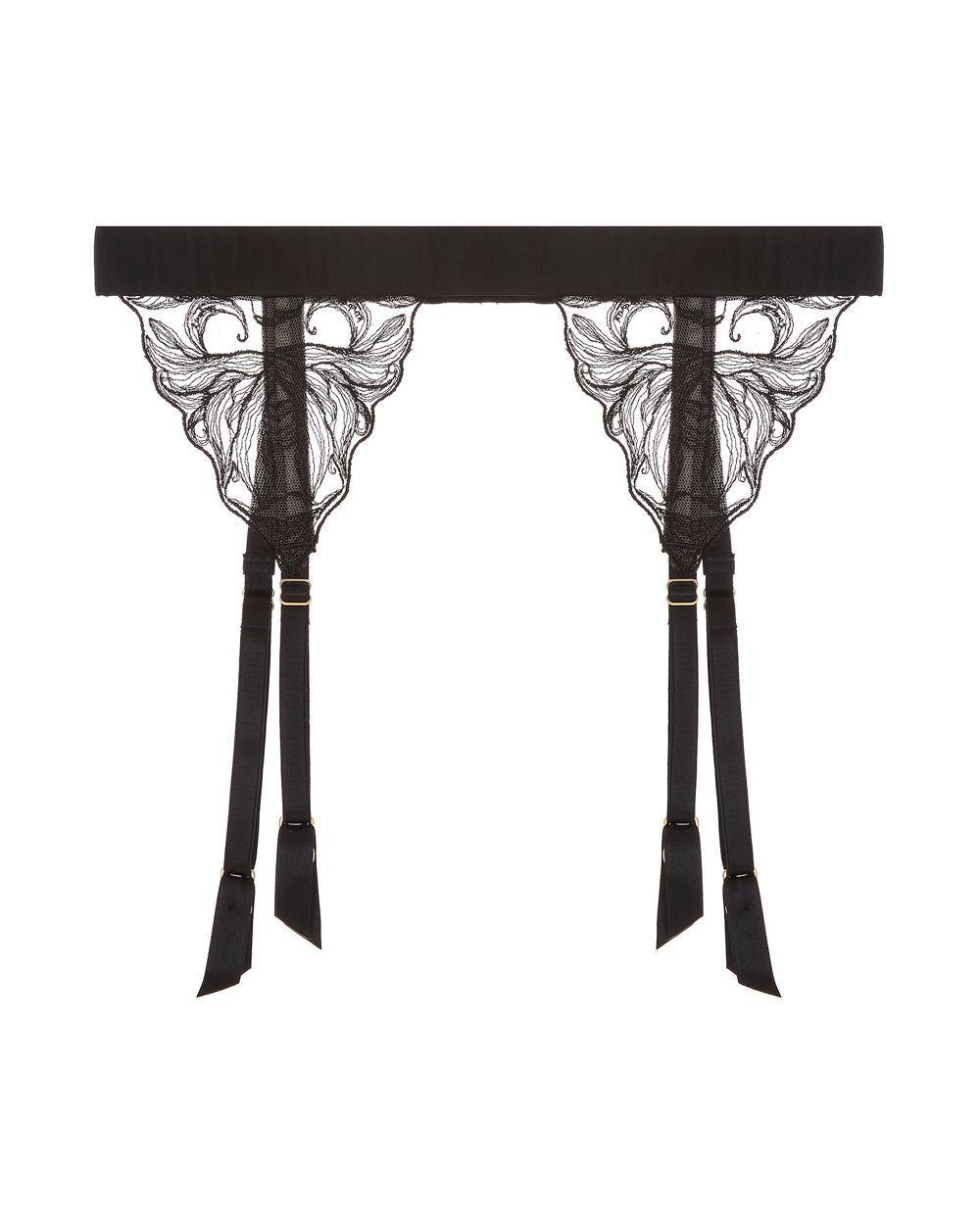 Fleur of England Audrey Suspender in black