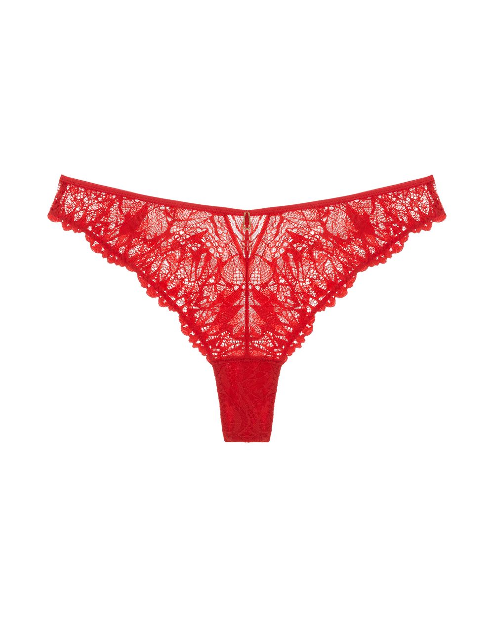 Aubade Flowermania Tanga in red