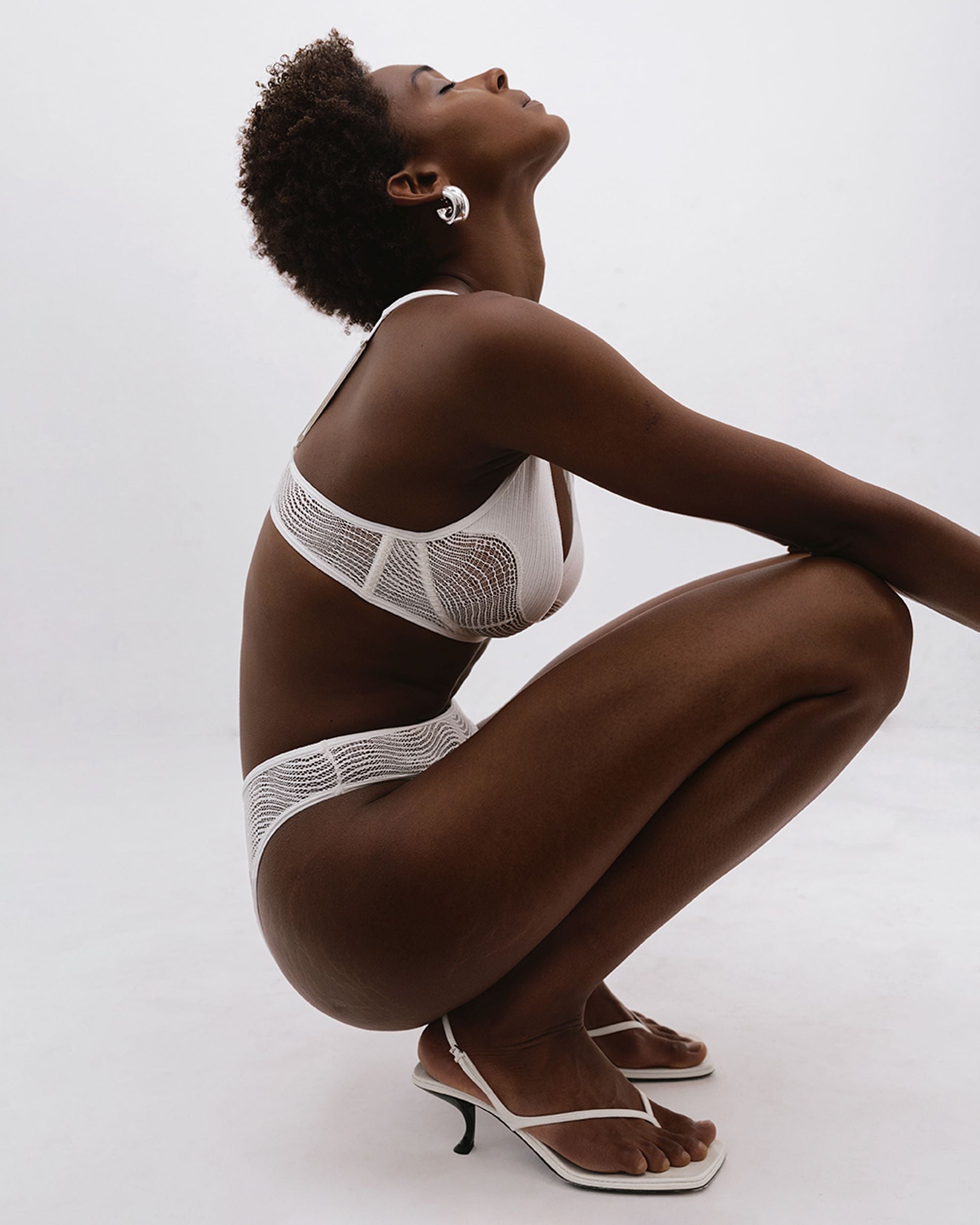 Opaak Ease Marlene Underwired Triangle Bra in white