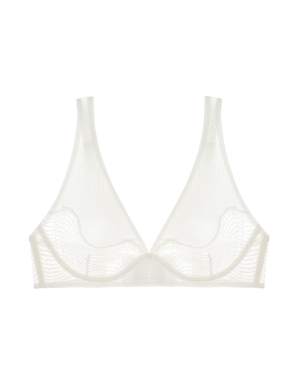 Opaak Ease Marlene Underwired Triangle Bra in white