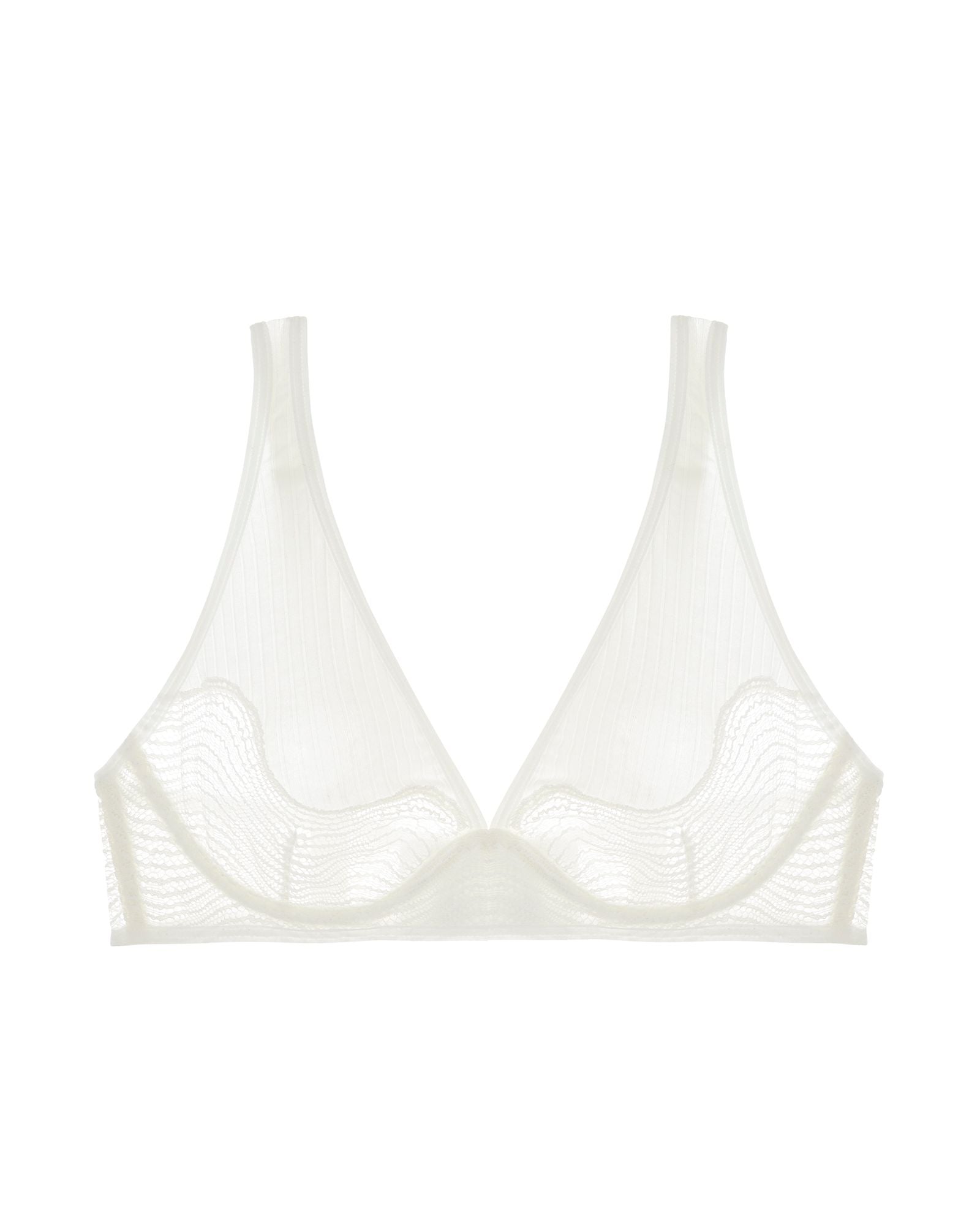 Opaak Ease Marlene Underwired Triangle Bra in white
