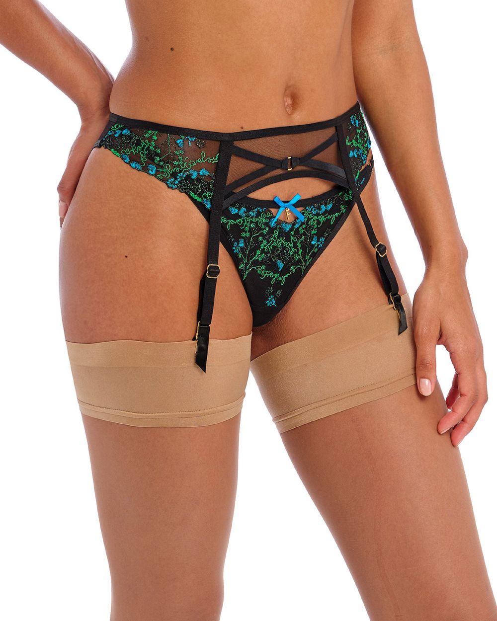 Freya Show Off Suspender in black