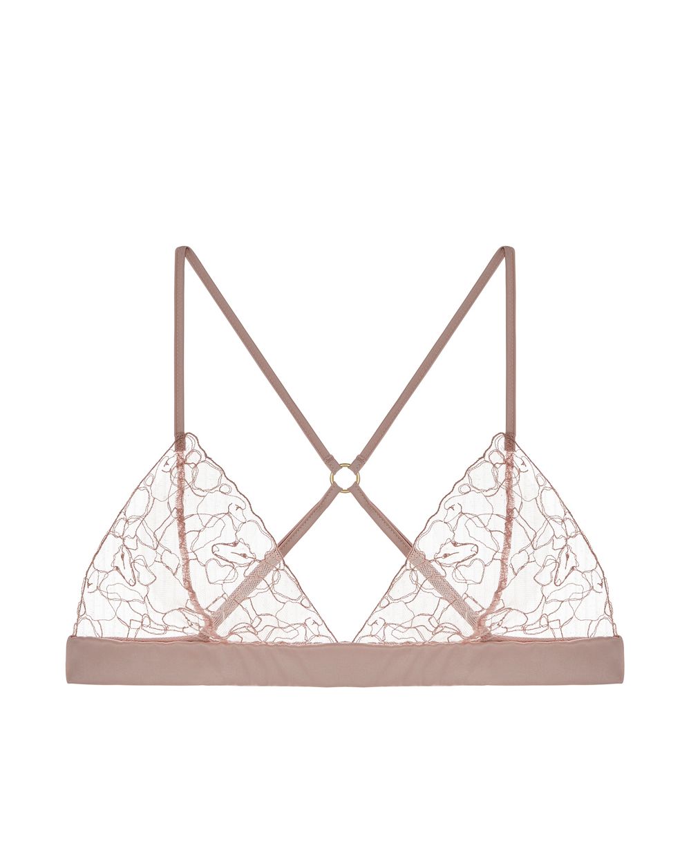Fleur of England Maple Boudoir Bra in pink