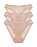 Mesh Hip Bikini 3 Pack