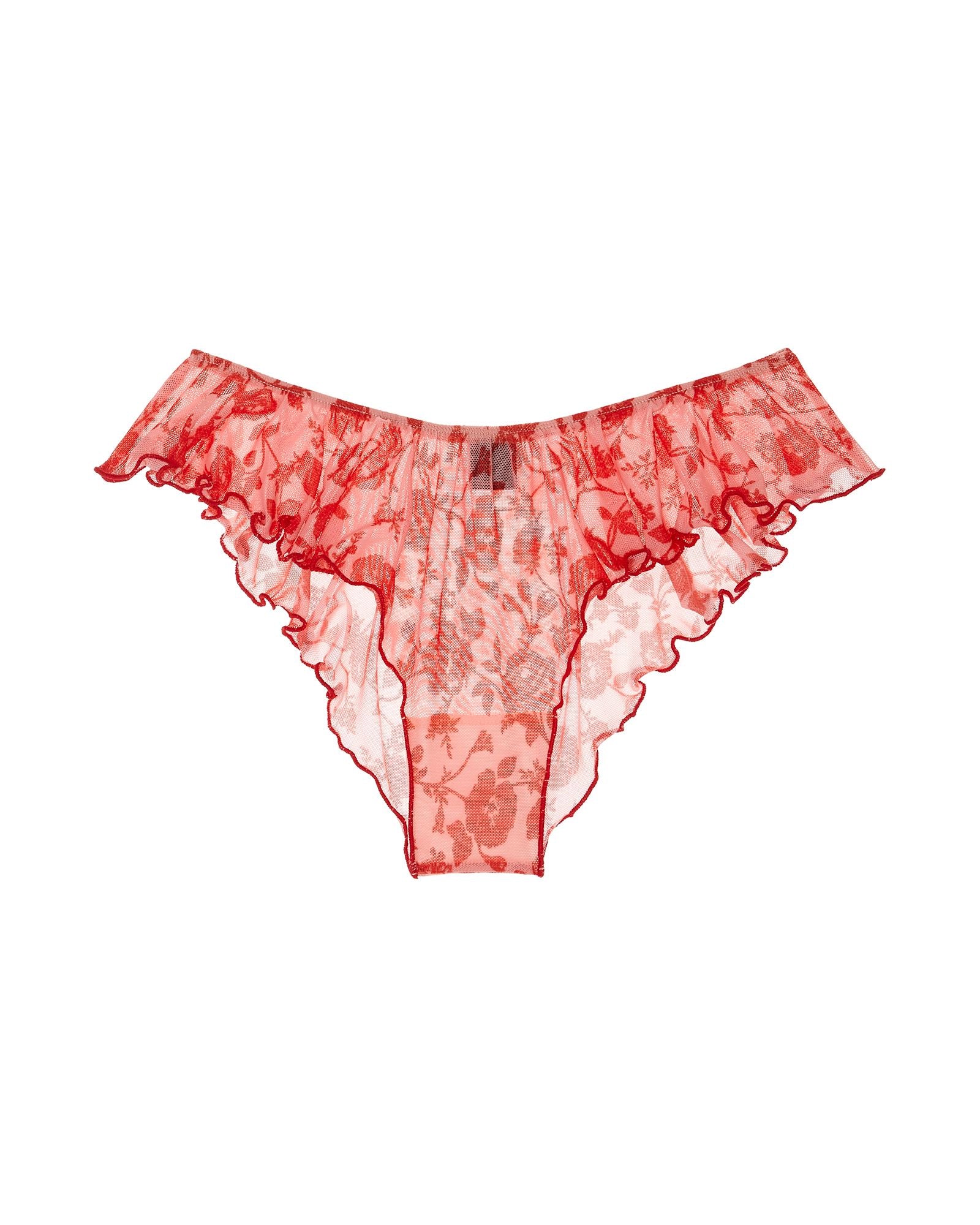 Only Hearts Charlotte Butterfly Brief in red