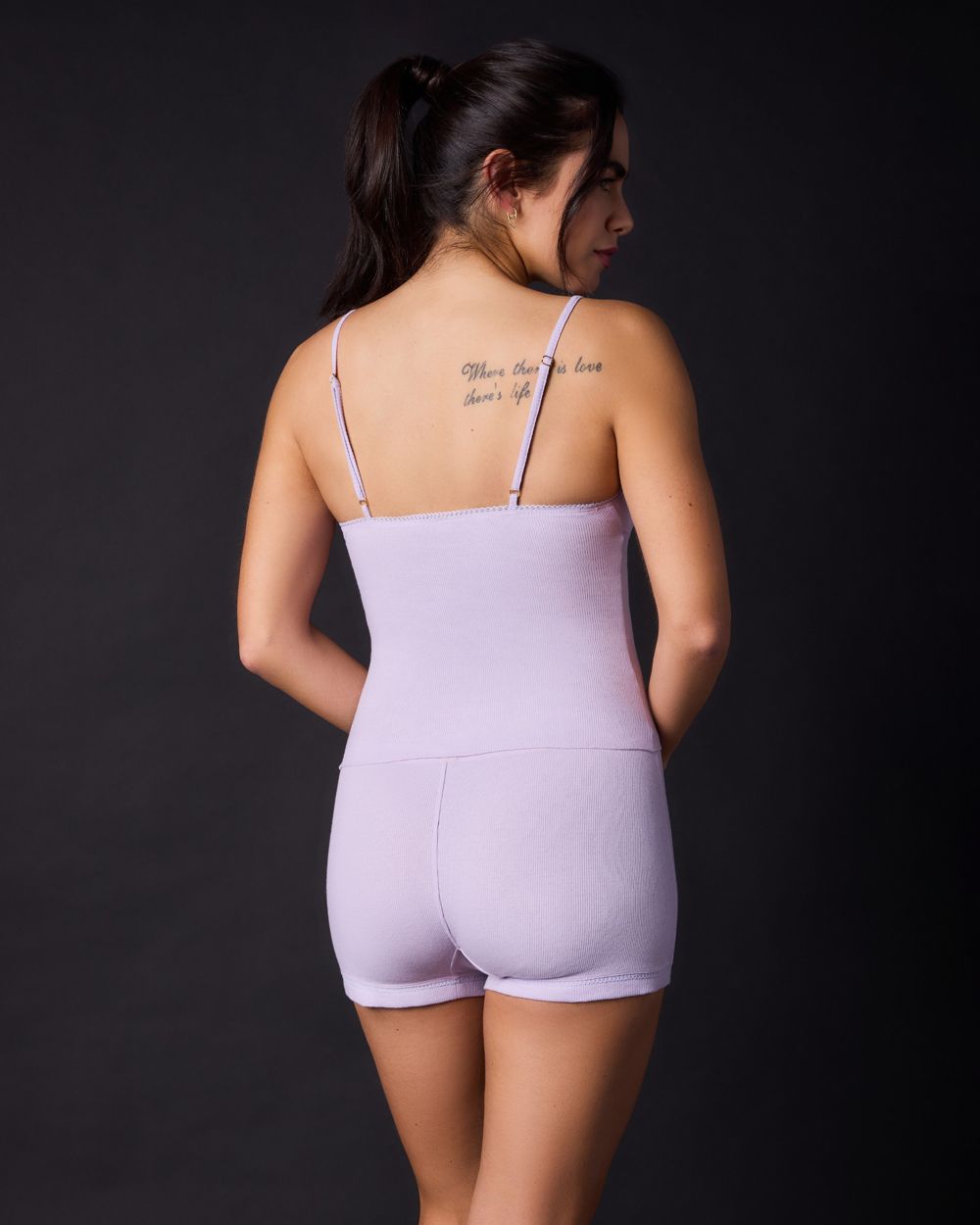 Free People Intimately FP Weekend Vibe Shortie in purple