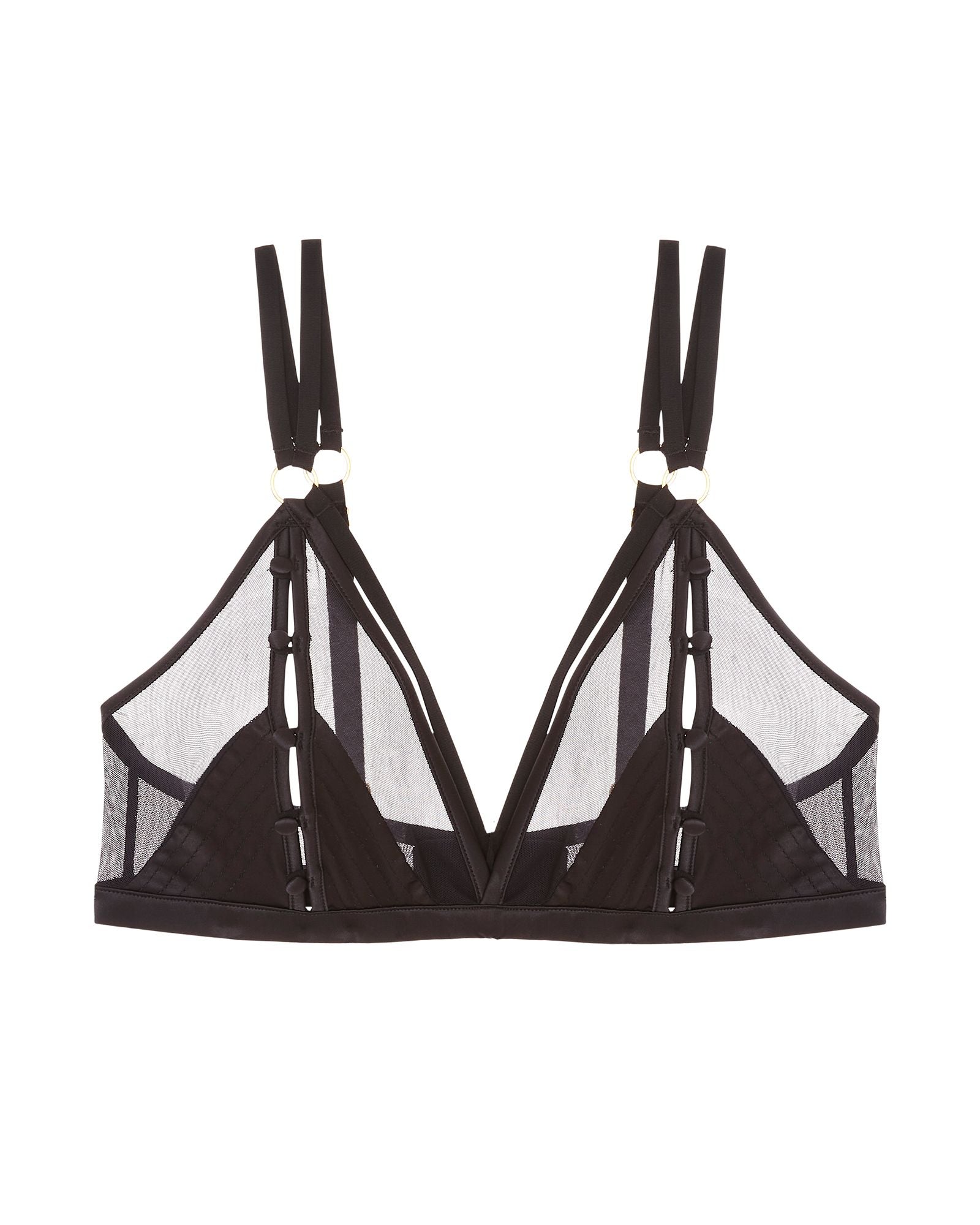 Atelier Amour Douce Insomnie Triangle Bra in black