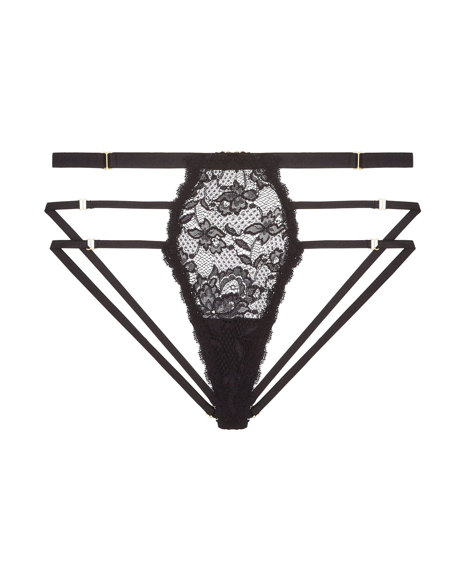 Cosabella Cosabella Never Say Never Tie Me Down Ouvert in black