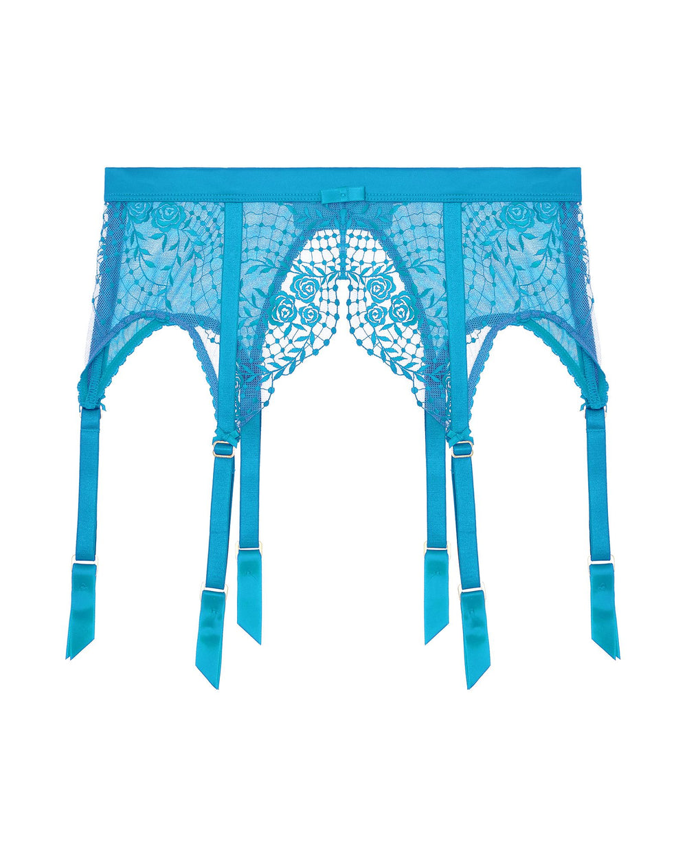Dita Von Teese Julie's Roses Suspender in blue