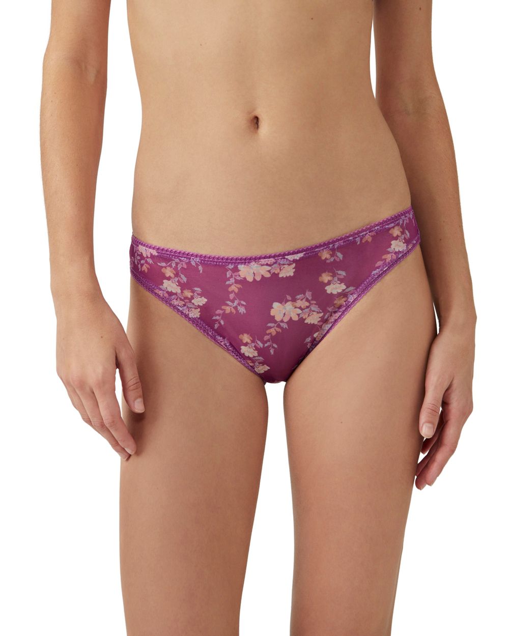 Free People Intimately FP Printed Hide & Seek Bikini in purple