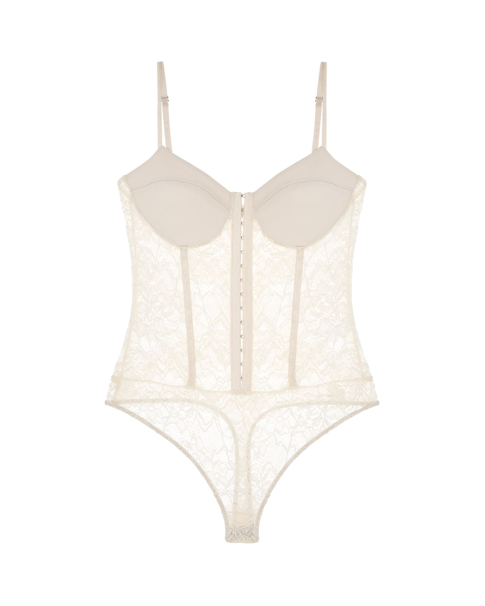 Free People Intimately FP Lace Night Rhythm Bodysuit in white