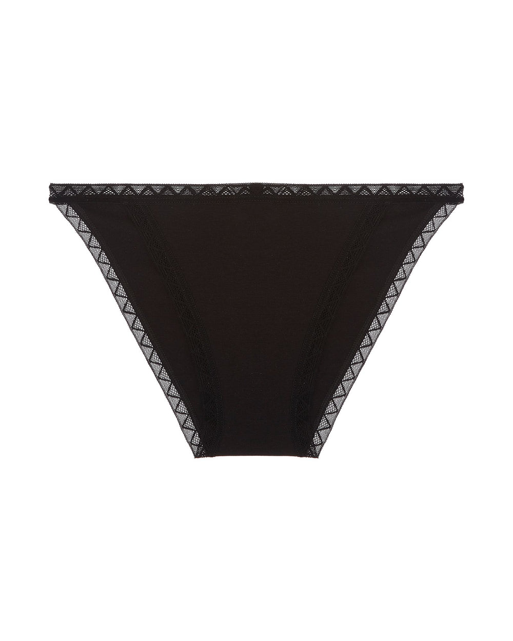 OnGossamer Cabana Cotton String Bikini in black