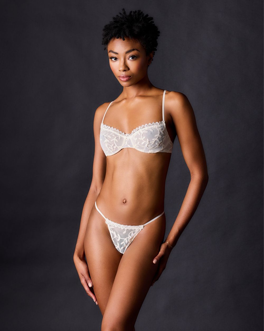 Only Hearts Ivy Underwire Bra in white