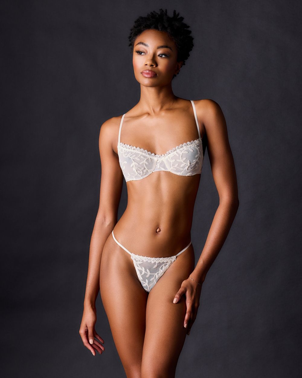 Only Hearts Ivy Baby G String in white